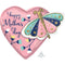 MULTI-BALLOON XL HAPPY MOTHER'S DAY BUTTERFLY & HEART P47